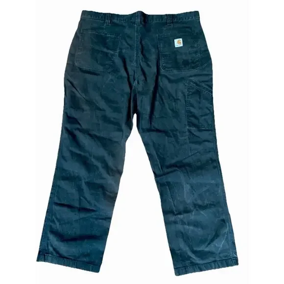 Carhartt Carpenter Pants Mens Black B151 BLK Loose Original Fit‎ Size 42x30 - Picture 2 of 6